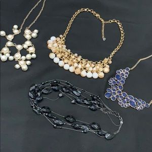 💖Necklaces Charming Charlie black/blue/pearl/gold